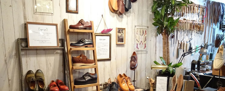 靴屋でも内装はお客様が心地よいと思える空間を。
