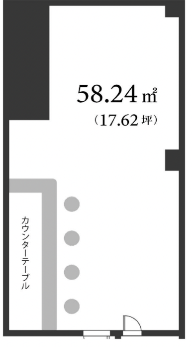 錦糸町駅徒歩５分！人気のエリアのクラブ居抜き物件！水商売、重飲食も可 (52881)
