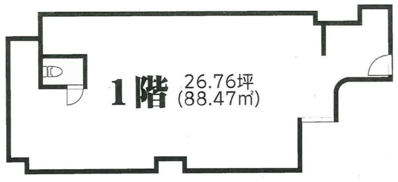 練馬駅 徒歩2分 スケルトン物件 【業種相談】 (68340)