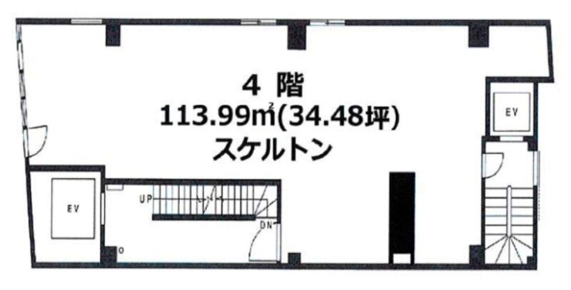 新宿駅 徒歩3分 スケルトン物件 【飲食可】 (68723)