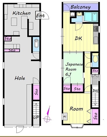 板橋駅 徒歩3分 1階飲食店居抜き　2階住居の一棟貸店舗 (160976)