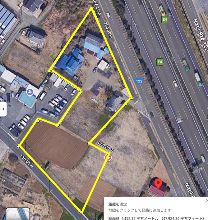 【事業用定期借地】　☆敷地面積相談可☆　国道122号線沿い (167163)