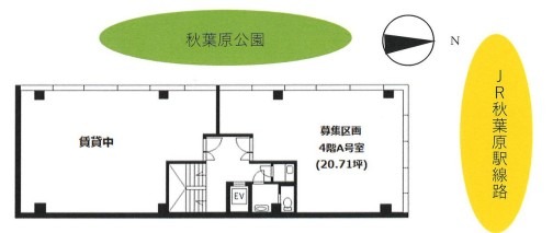 【HS0825】秋葉原駅徒歩1分。店舗可能物件。※再契約不可。 (170702)