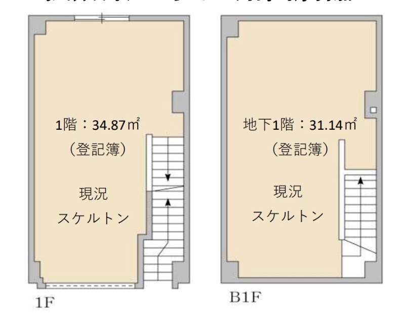 新宿三丁目駅徒歩２分！地下１階、１階セット！重飲食も相談可能 (170753)