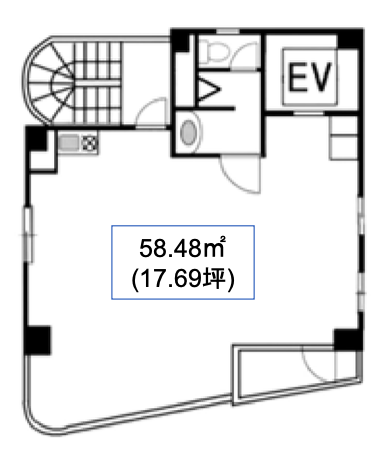 浜町駅 徒歩4分 現況:その他 その他居抜きなど物件 【飲食不可】 (170983)