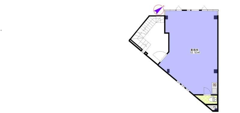 【0901UY】鶴見市場駅から徒歩1分・サービル店舗向け・事務所利用可能・内装リフォーム済み！！ (171473)