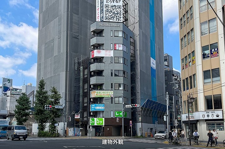 恵比寿駅 徒歩1分 交差点角地 造作無償 7F事務所仕様物件 【飲食不可】 (172833)