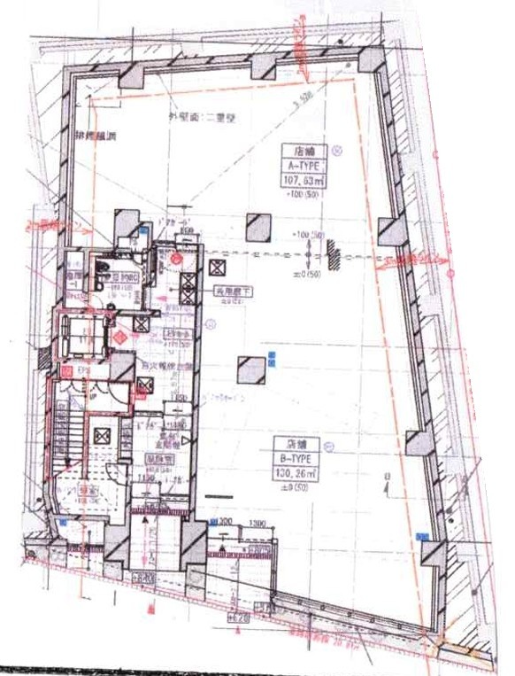 ■代々木駅 徒歩5分 現況:その他【業種相談】※前面道路坂道のためB1F表記ですが、実質1Fです。 (173586)