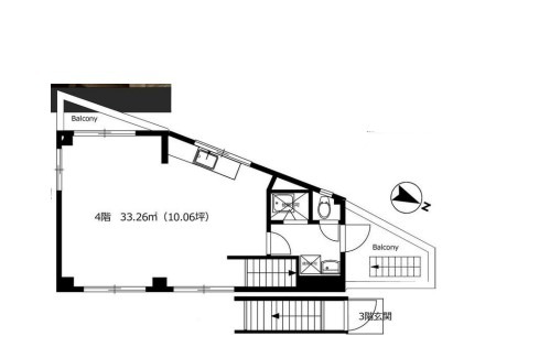 【HS1007】代々木駅徒歩2分。事務所、サロン向け！EV無し4階 (176187)
