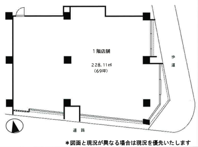 高円寺駅 徒歩3分 スケルトン物件 【飲食不可】 (176861)