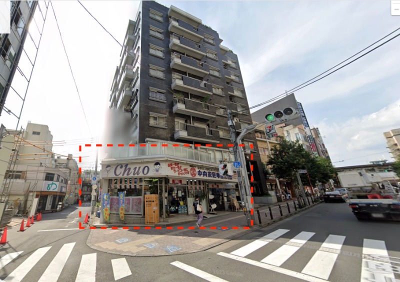 JR高円寺駅南口徒歩3分！高南通り沿いの角地路面店舗です！飲食不可。 (176948)