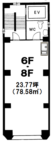 新宿駅 徒歩2分 スケルトン物件 【飲食不可】 (176981)