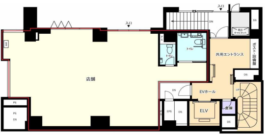 【業種相談/重飲食可】人形町駅 徒歩1分 スケルトン物件 1階路面店 (177201)