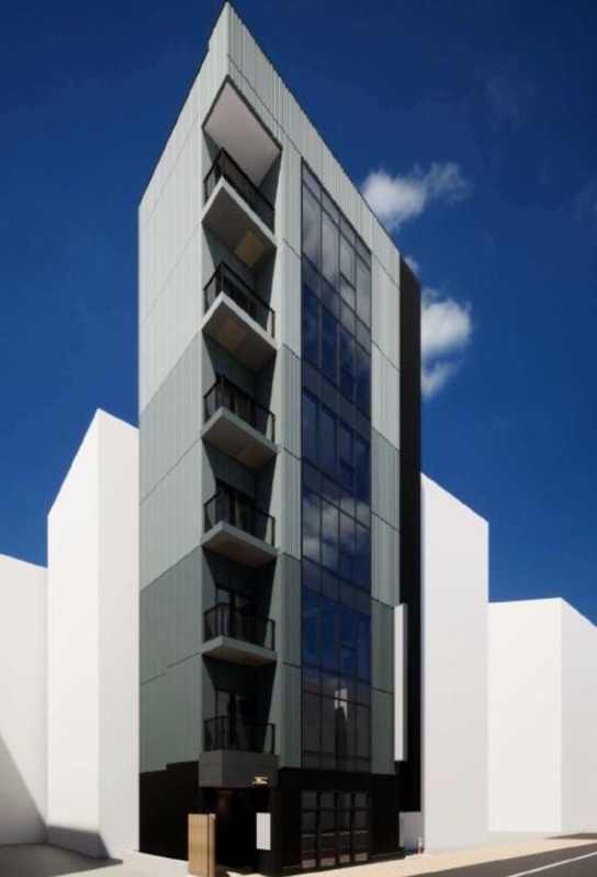 新宿駅 徒歩5分 小滝橋通り沿い 2025年12月新築 5F店舗物件 【飲食不可】 (177746)