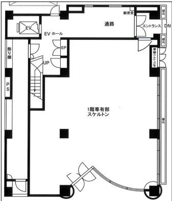 【HS1111】築地市場駅徒歩4分。1階路面物件。飲食可能、賃料984,192円 (180424)