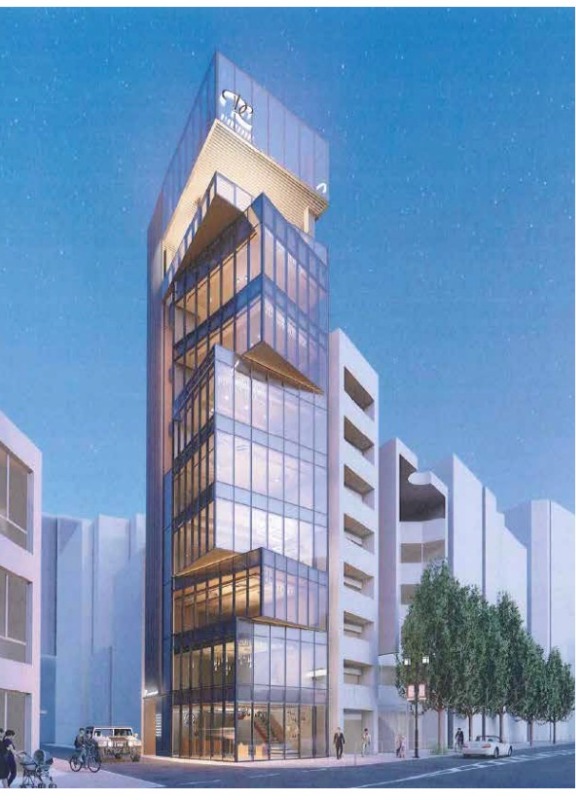 公園通り沿いの角地新築店舗です！2026年12月完成予定。1階路面も募集中！1階〜8階各フロア募集！（8階はルーフ付き） (181256)