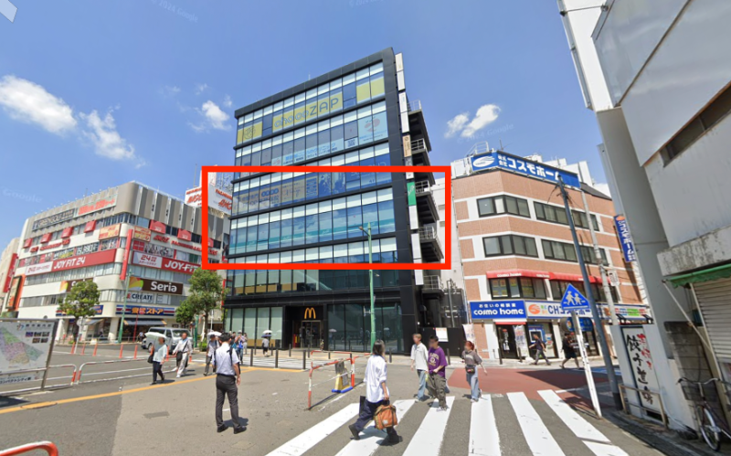 蕨駅東口のロータリー５階18坪テナント！大看板設置相談可　視認性はお約束！３階もご案内。サービス、物販に最適【飲食不可】 (183821)