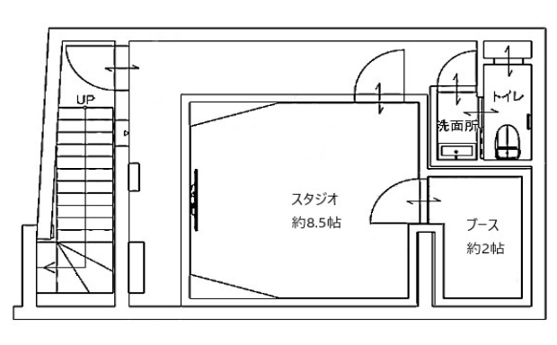 代々木上原駅 徒歩10分 現況:その他 レコーディングスタジオ居抜き物件 【音楽関係の事務所利用のみご紹介可能】 (183844)