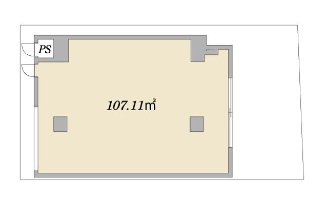 新丸子駅 徒歩3分 スケルトン物件 【飲食可(重飲食不可)】 (183846)