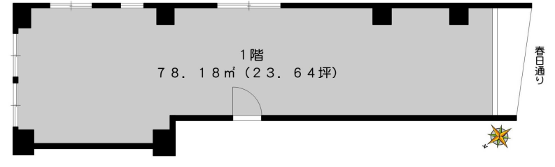茗荷谷駅 徒歩5分 スケルトン物件 【軽飲食可】 (185603)