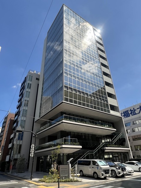 2025年6月竣工の地上13階建て新築オフィス！モダンなデザインと最新設備を完備！ (185755)