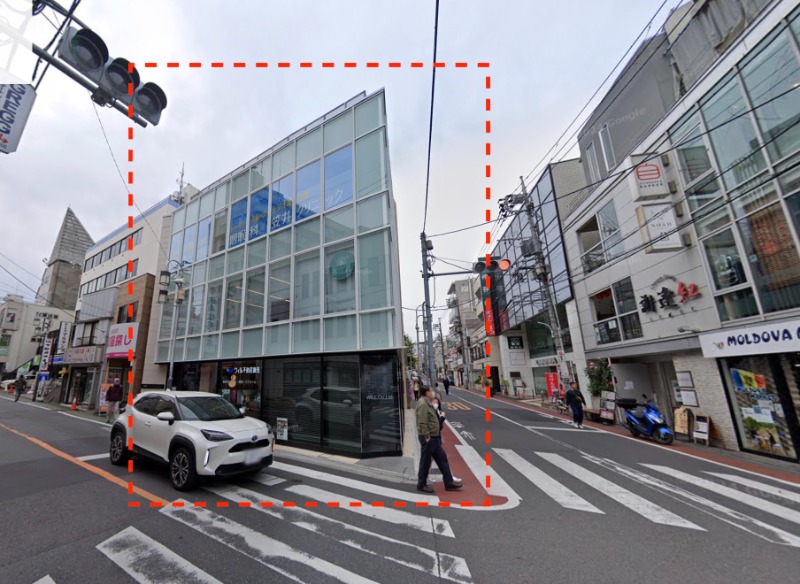 自由が丘駅徒歩3分！すずかけ通り沿いの角地！全面ガラス張りで視認の良い物件です！（飲食店不可） (185898)