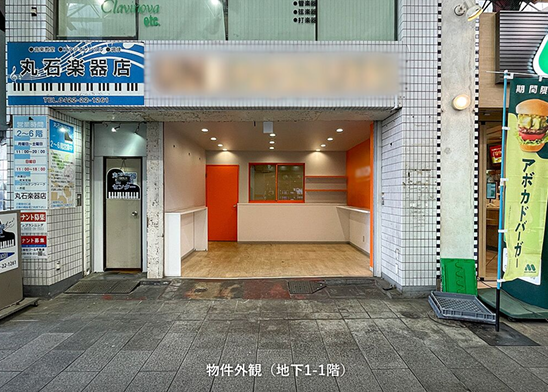 吉祥寺駅 徒歩5分 吉祥寺サンロード商店街 B1F-1F一括貸し店舗 【飲食可】 (186070)