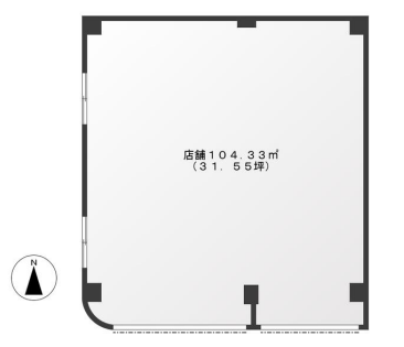 池上駅 徒歩3分 スケルトン物件 【飲食不可】 (186193)