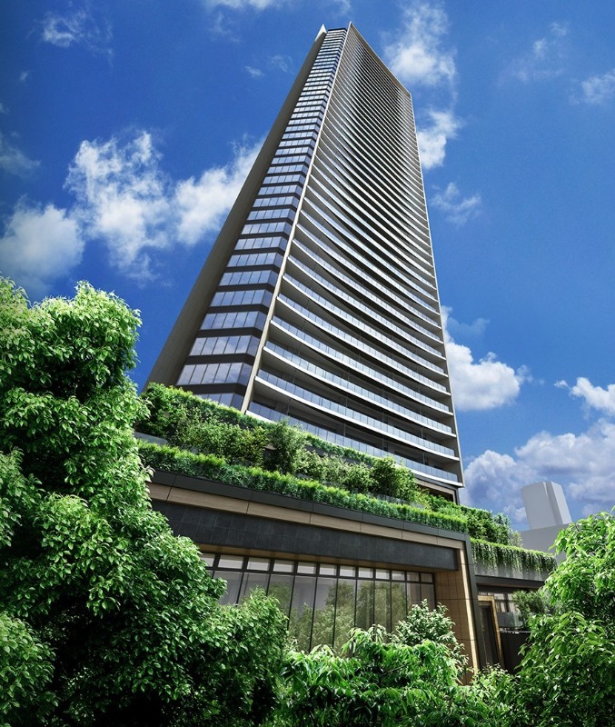 勝どき駅 徒歩4分◆セントラルガーデン月島 ザ タワー◆飲食店相談可◆『清澄通り』側の1階店舗◆テナント区画の一角◆ (191248)