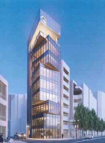 【8階+屋上】　公園通り沿い公園通り沿い地上8階建て新築ビル　神宮外苑花火大会丸見え (192321)