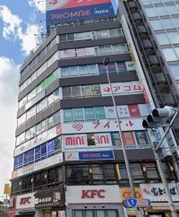 五反田駅徒歩1分！看板箇所多数！ロータリーに面した視認性抜群の角地物件！ (192401)