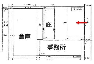 【HS0226】海老名ICより2.8キロ。倉庫物。飲食不可。2階事務所あり。 (193027)