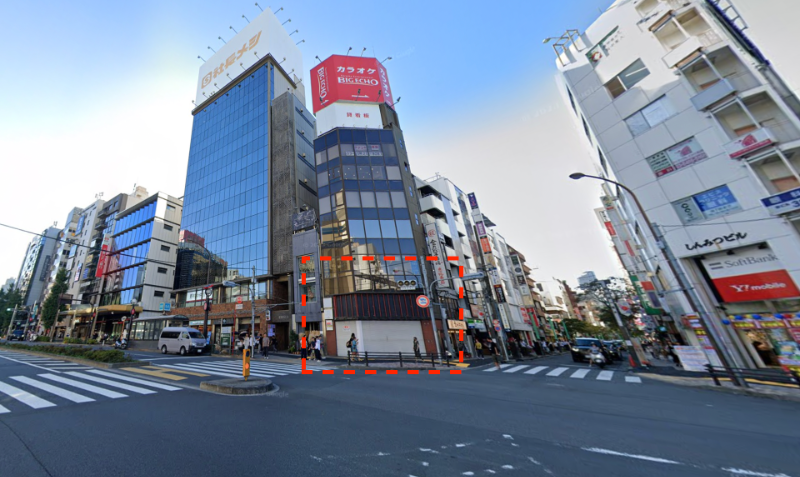 【恵比寿駅西口１分】１階９.４坪。交差点角地。目の前横断歩道。【物販、食物販のみのご案内です】 (193409)