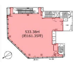 新宿三丁目駅 徒歩1分 8F スケルトン物件 【飲食不可】 (196501)