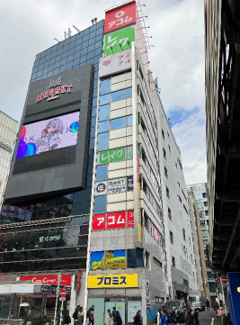 渋谷駅 徒歩1分　 渋谷スクランブル交差点すぐ横　1～2階 (198766)