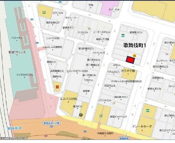 西武新宿駅 徒歩4分 3F 現況:バー 飲食居抜き物件 【業種相談】 (202889)