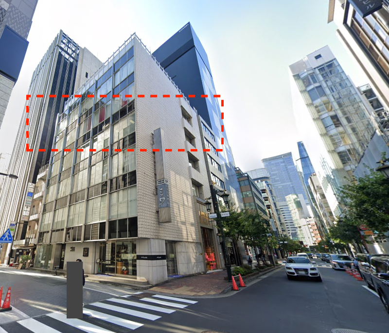 【銀座駅４分】みゆき通り。銀座街真ん中の好立地２階５９坪テナント。天高３m、専用テラスあり【飲食不可】 (203165)