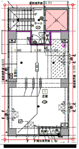 亀戸駅 徒歩5分 2F スケルトン物件 【飲食可】 (203679)