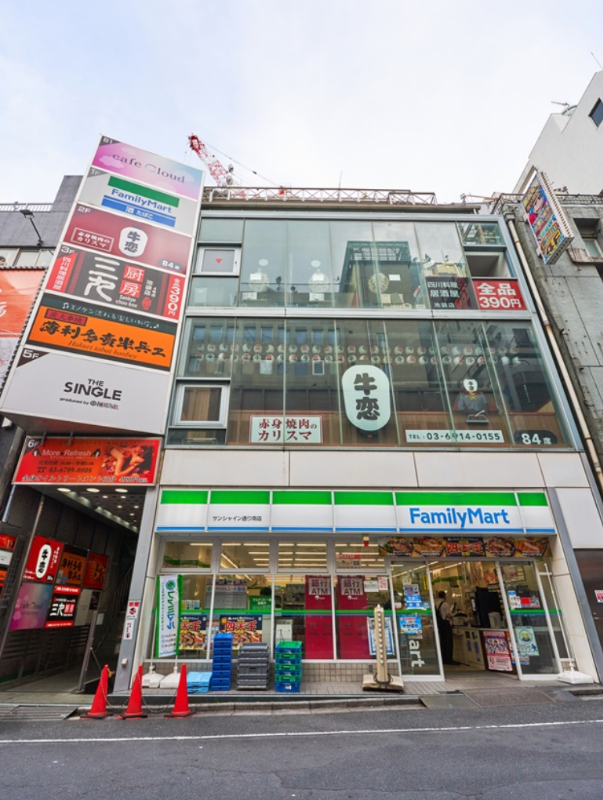 【池袋駅５分】４９坪４階。サンシャイン通り×アニメイト通り。１階コンビニ、業種幅広く相談可能。スケルトン【重飲食可能】 (205318)