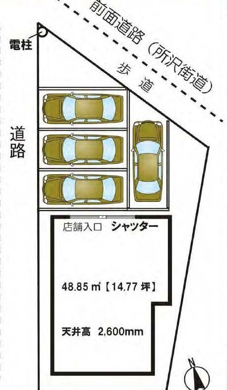 田無駅 徒歩9分 1F スケルトン物件 【軽飲食可】 (205848)