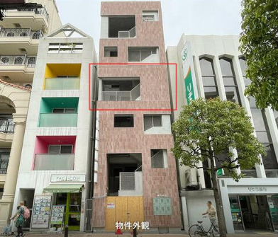 麻布十番駅 徒歩1分 十番大通り沿い商業ビル 4Fスケルトン物件 【飲食可】 (207458)