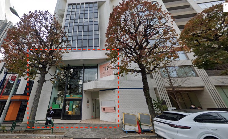 銀座線外苑前駅徒歩７分！外壁及び共用部・専用部リノベ予定!軽飲食可能物件! 1F:約25坪-2F:25.5坪 (208669)