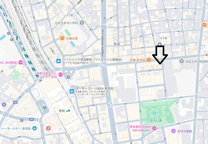 赤羽駅 徒歩5分 1F スケルトン物件 【飲食可(重飲食不可)】 (210582)