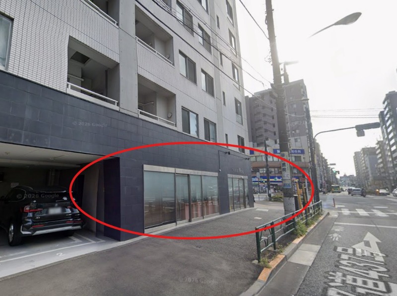 千石1丁目交差点角地　1Fガラス張り店舗 (210932)