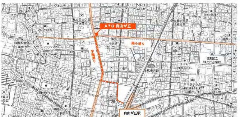 自由が丘駅 徒歩7分 B1F スケルトン物件 【業種相談】 (212198)
