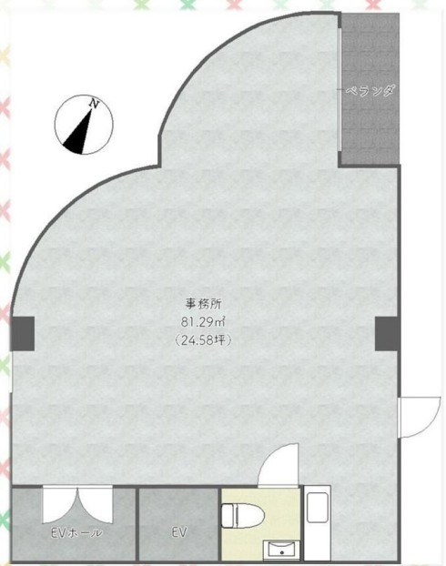 【HS0722】葛西駅徒歩1分。飲食不可。サロンや事務所向け。 (212310)
