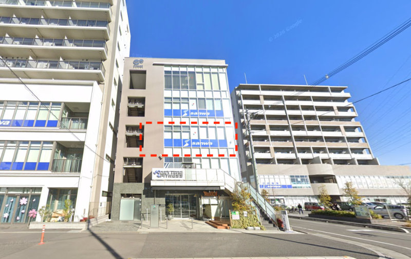 【北戸田駅東口１分】３階８６坪、事務所仕様。ガラス面サイン掲出相談可能。飲食不可 (212634)