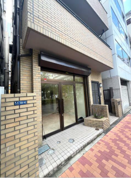 築地駅 徒歩2分 1F 築地四丁目交差点側の１階店舗【軽飲食可】 (215791)