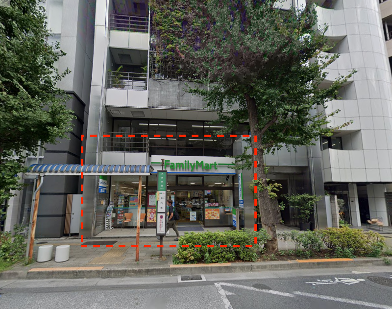 【浜松町駅北口２分】１階４２坪。前テナント物販。全面ガラス張り。軽飲食程度相談可能 (216416)