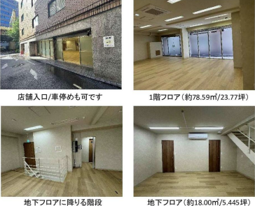 【HS0825】秋葉原駅徒歩5分。飲食不可、風俗不可。1階路面+前面車横付け可+専用地下倉庫付。700,000円(別税) (216436)